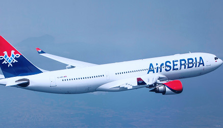 Air Serbia is certified as a 3-Star Airline | Skytrax